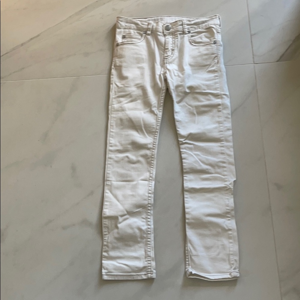 White and gold Jacadi Paris Jeans